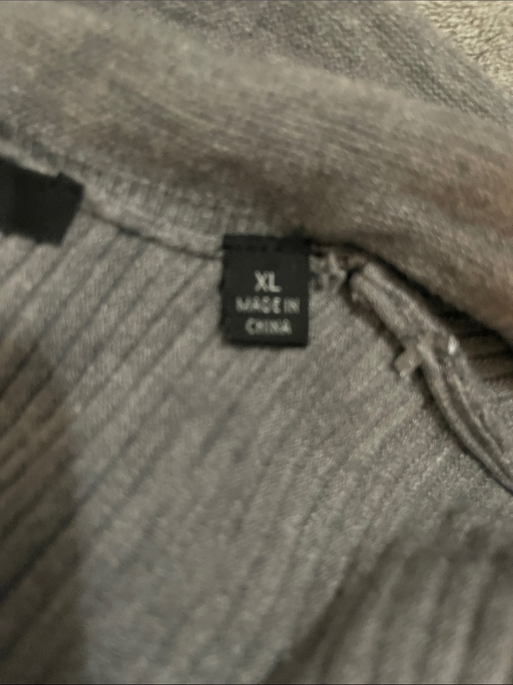 Cyrus Gray Ribbed Open-Front Cardigan - Picture 3 of 4